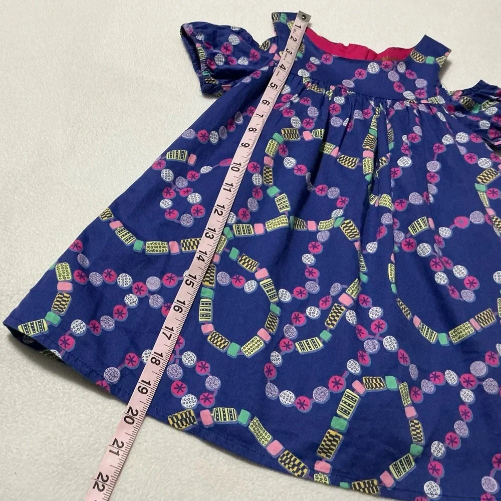 OshKosh B'gosh all cotton lined blue casual dress for spring and summer size 3T